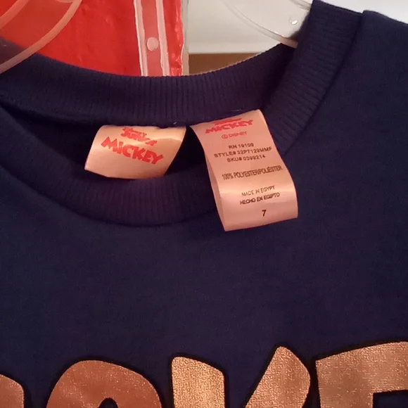 Children's Disney Mickey Mouse 2 pcs sweat outfit size 7 brand new - Picture 3 of 5